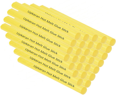 

Upkaran Yellow 11mm Mini Hot Melt Glue Sticks (Bunch of 30) for Hot Melt Glue Gun - 30 g