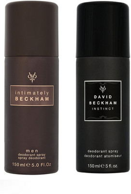 

David Beckham Instinct + Intimately Deodorant Spray - For Men(300 ml, Pack of 2)