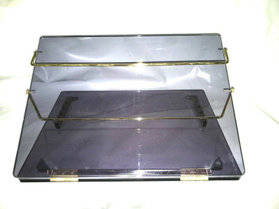 

RADISSON Premium quality 2 Compartments PURE ACRYLIC SHEET TABLE TOP ELEVATOR DESK SMALL SIZE 12x16 INCH 8MM(Brown or Grey)