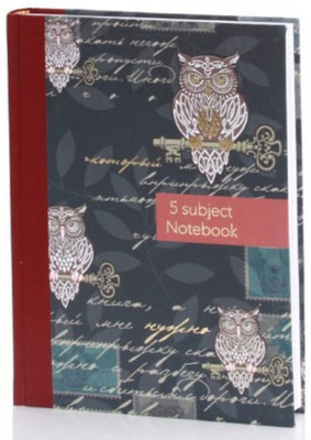 

Nightingale A4 Note Book(INSCRIBE 5 SUBJECT NOTEBOOK, Black)