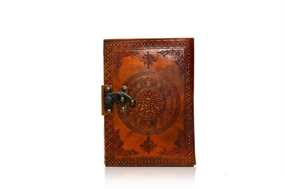 

SV Traders A5 Diary(Flower Embossed, Brown)