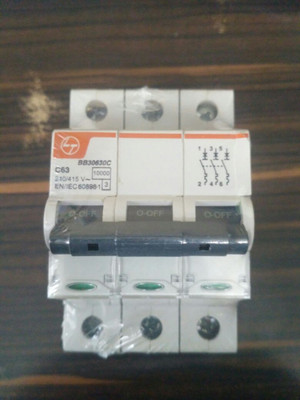 

L&T EXORA MCB 63 A 3 POLE BB30630C MCB(3)