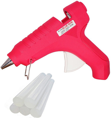 

OKASTA |Leak Proof|With 6 STICK 40W Heavy Hot Melt Glue Gun Standard Temperature Cordless Glue Gun(11 mm)
