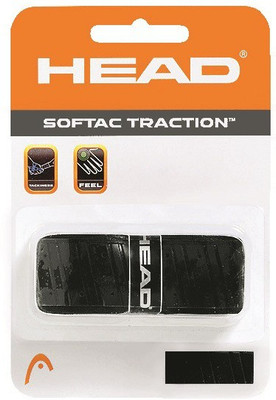 

Head Softac Traction Blk(Black, Pack of 1)
