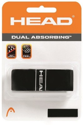 

Head Dual Absorbing Blk Smooth Tacky Grip(Black, Pack of 1)