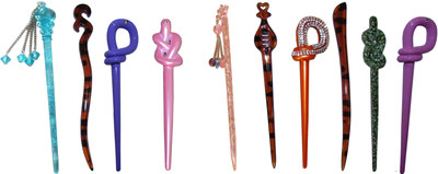 

Abhinav combo of juda sticks Bun Stick(Multicolor)