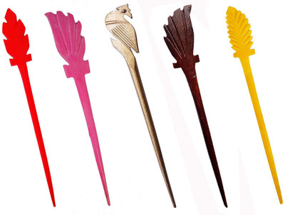 

CraftEra Marble Stick Hair Pin(Multicolor)