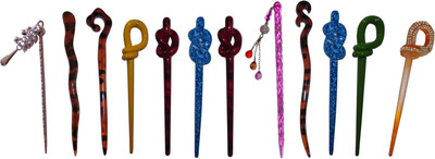 

Koshish combo of juda sticks Bun Stick(Multicolor)