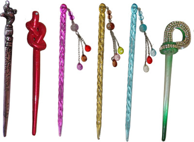 

Abhinav combo of juda sticks Bun Stick(Multicolor)