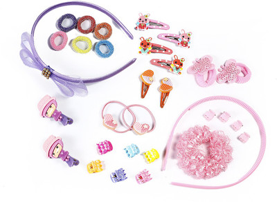 

Sringhar Hair accessories pack of 31 pcs In clude hair band and bracelate Hair Accessory Set(Multicolor)