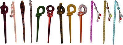 

Abhinav combo of juda sticks Bun Stick(Multicolor)