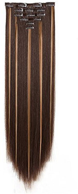 

Majik Golden Highlighting Extension For Women Clip And Girls Hair Extension