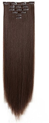 

Kabello 6 Pcs Medium Brown Extensions For Women And Girls Hair Extension