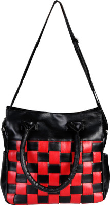 

Gen-Y Hand-held Bag(Red, Black), Black;red