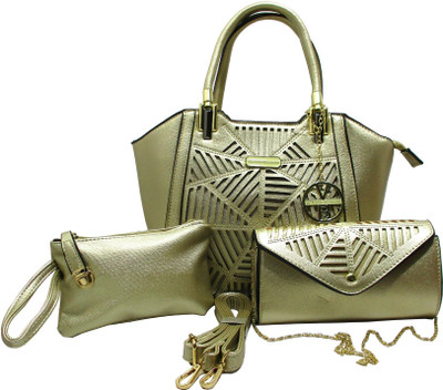 

RAHMAN BAGS Shoulder Bag(Gold)