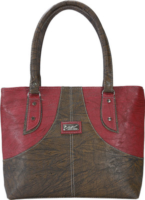 

Desence Hand-held Bag(Red, Brown), Brown;red