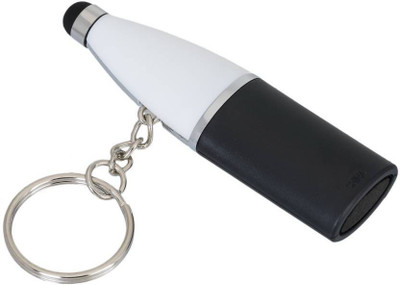 

Shubheksha Bottle Shape Keychain with Stylus and Screen Cleaner (White) Key Chain