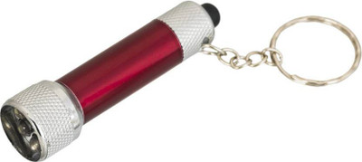 

Shubheksha Round Flashlight Style Keychain with Torch (5 LED) (Red) Key Chain