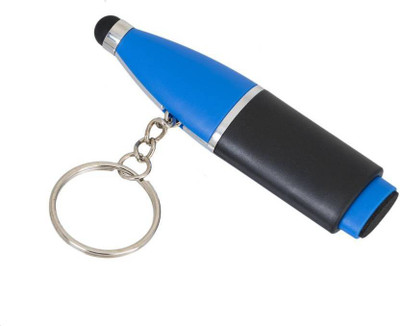 

Shubheksha Bottle Shape Keychain with Stylus and Screen Cleaner (Blue) Key Chain
