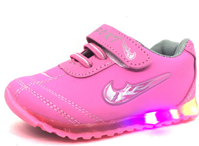 

TeeniTiny Boys & Girls Velcro Sneakers(Pink