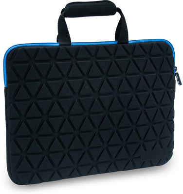 

GoFree 13 inch Laptop Case(Black, Blue), Black w/ azure blue accents