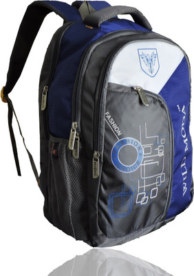 

Wildmoda 15.6 inch Expandable Laptop Backpack(Blue)