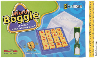 

Variety Gift Centre Word Boggle - A Quick Word Hunting Game - Guess The Word Game Educational Word Guessing(Multicolor)