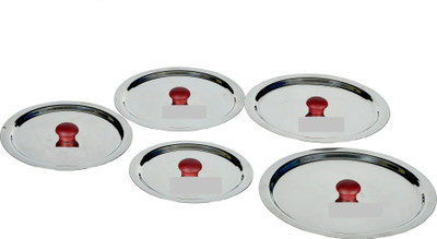 

Coconut Stainless Steel Lids & Nobs 6.5 inch, 7 inch, 7.5 inch, 8 inch, 9 inch Lid Set(Stainless Steel)