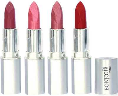 

Bonjour Paris Slick & Shine Lipstick(Light Mauve-Star Pink-Wine-Bricek, 16.8 g)