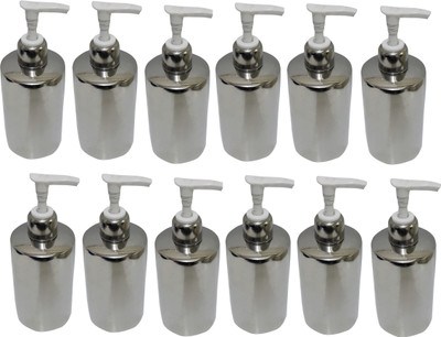 

Dynore Set of 12 soap dispenser 300 ml Soap Dispenser(Steel)