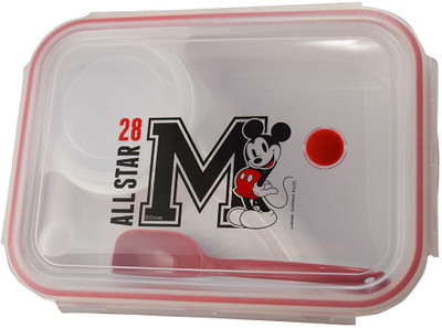 

Disney Mickey Mouse Lunch Box Red 1 Containers Lunch Box(750 ml), Multicolor