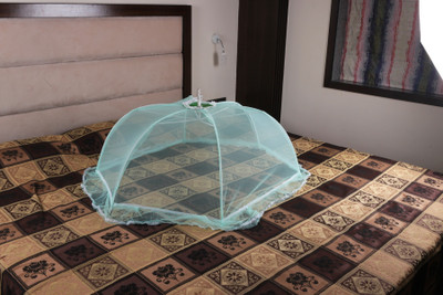 

Kolar Polyester Infants 6StickGold-Pink Mosquito Net(Blue)