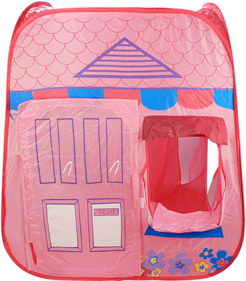 

Pigloo Girl’s Beauty Boutique Pop Up Play Tent Playhouse Playhut for Indoor Outdoor Use(Pink)