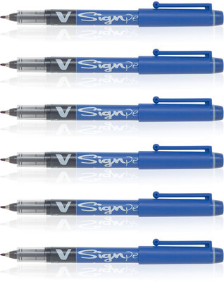 

Pilot V Sign Roller Ball Pen(Pack of 6)