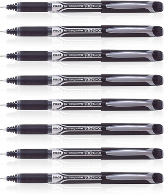 

Pilot Hi-Tecpoint V10 Grip Roller Ball Pen(Pack of 8)