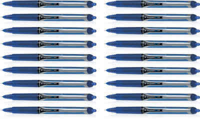 PILOT Hi-Tecpoint V7 RT Roller Ball Pen(Pack of 18, Ink Color - Blue)