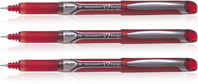 

Pilot Hi-Tecpoint V7 Grip Roller Ball Pen(Pack of 3)