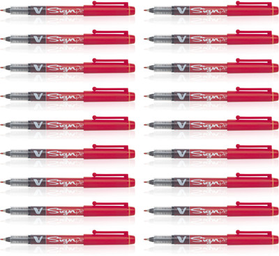 Pilot V Sign Roller Ball Pen(Pack of 18)