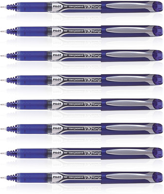 

Pilot Hi-Tecpoint V10 Grip Roller Ball Pen(Pack of 8)
