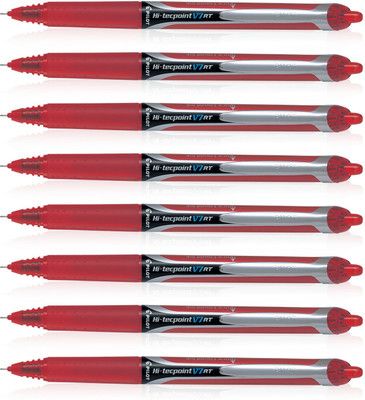 

Pilot Hi-Tecpoint V7 RT Roller Ball Pen(Pack of 8)