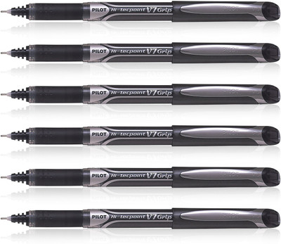 

Pilot Hi-Tecpoint V7 Grip Roller Ball Pen(Pack of 6)