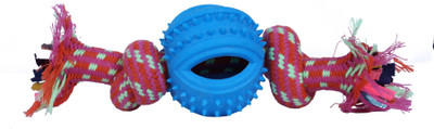 

GINIPET Nylon Fetch Toy, Chew Toy, Training Aid, Tug Toy, Rubber Toy For Dog