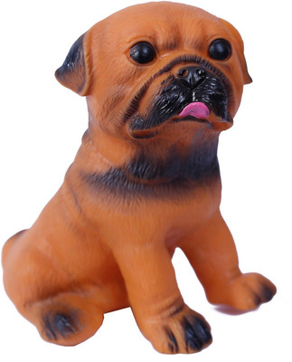 

GINIPET Rubber Chew Toy, Fetch Toy, Squeaky Toy, Training Aid, Rubber Toy For Dog
