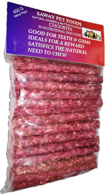 

SAWAY Raw Hide Munchy Stick Helthy Mutton Flavor (450g) Beef Dog Treat(450 g)