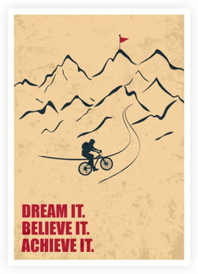 

PW Dream It, Believe It, Achieve It Business Quotes Wall Poster 13*19 inches Matte Finish Paper Print(19 inch X 13 inch, Rolled)