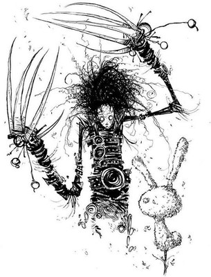 

Movie Edward Scissorhands Poster POSTER PRINT ON 13X19 INCHES 3D Poster(13 inch X 19 inch, Rolled)