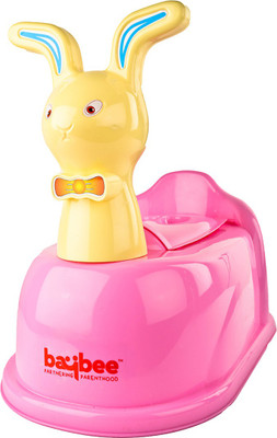 

Baybee Rogerrabbit Premium Potty Training Seat With Covering Lid Potty Seat(Pink)