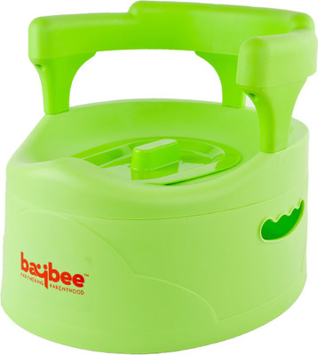 

Baybee Comfort Premium Potty Training Seat With Covering Lid Potty Seat(Green)
