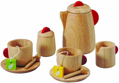 

Plan Toys Tea Set(Solid Wood Version)