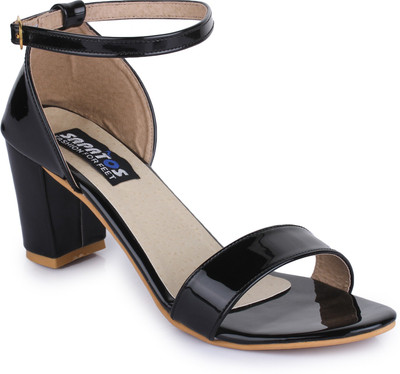 Sapatos Women STA-3010-Black Heels Flipkart